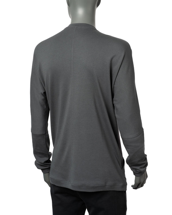 Sweatshirt Tri-Pock Grau