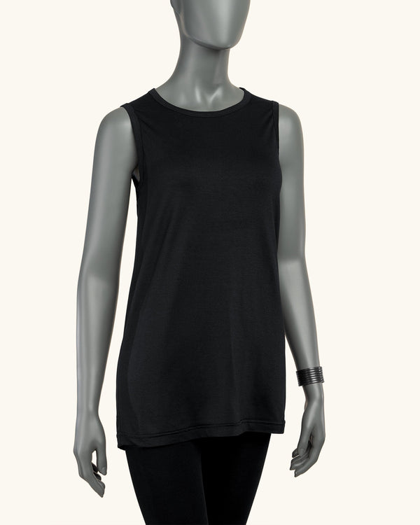 Unisex Tank Top Black - Atelier Odenoir  - Geschlechtsneutrale Kleidung Handmade in Berlin - Gender Neutral Clothing Handmade in Berlin