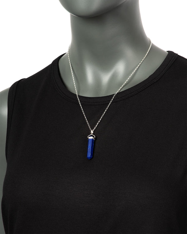 Lapis lazuli- Silver Chain 925