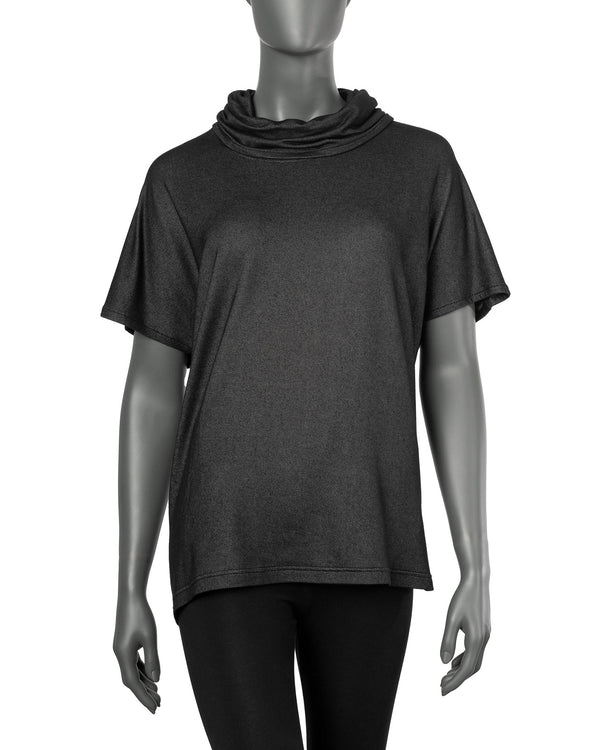 Gender Neutral Natural Simply Black Bat Shirt