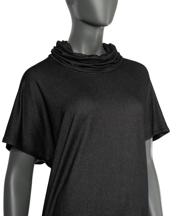 Gender Neutral Natural Simply Black Bat Shirt