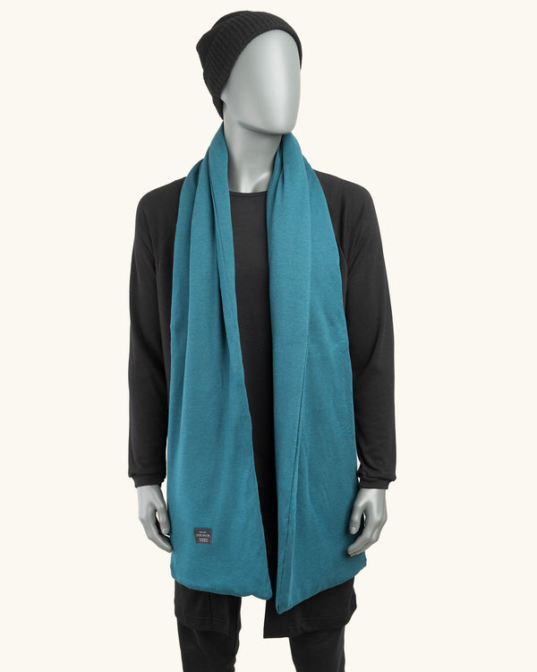 Thermal Scarf Relaxing Blue - Atelier Odenoir  - Geschlechtsneutrale Kleidung Handmade in Berlin - Gender Neutral Clothing Handmade in Berlin