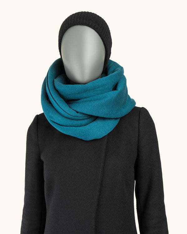 Thermal Scarf Relaxing Blue - Atelier Odenoir  - Geschlechtsneutrale Kleidung Handmade in Berlin - Gender Neutral Clothing Handmade in Berlin