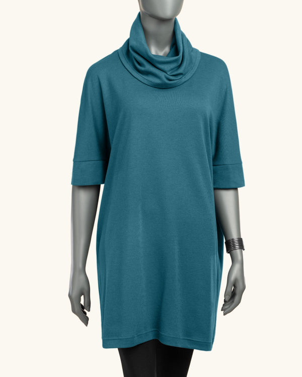 Tunic 34 Blue - Atelier Odenoir  - Geschlechtsneutrale Kleidung Handmade in Berlin - Gender Neutral Clothing Handmade in Berlin