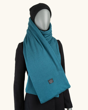 Thermal Scarf Relaxing Blue - Atelier Odenoir  - Geschlechtsneutrale Kleidung Handmade in Berlin - Gender Neutral Clothing Handmade in Berlin