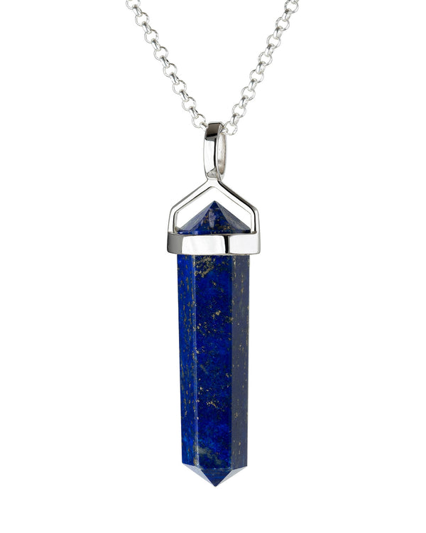 Lapis lazuli- Silver Chain 925