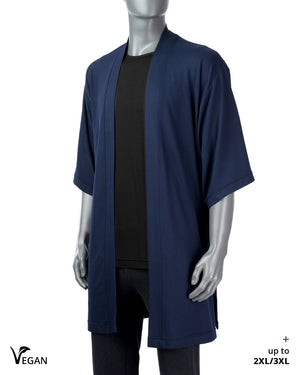 Gender Neutral Night Blue Kimono Cardigan ST - Atelier Odenoir  - Geschlechtsneutrale Kleidung Handmade in Berlin - Gender Neutral Clothing Handmade in Berlin