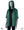 Gender Neutral Green Kimono CRZ with Hood II - Atelier Odenoir  - Geschlechtsneutrale Kleidung Handmade in Berlin - Gender Neutral Clothing Handmade in Berlin