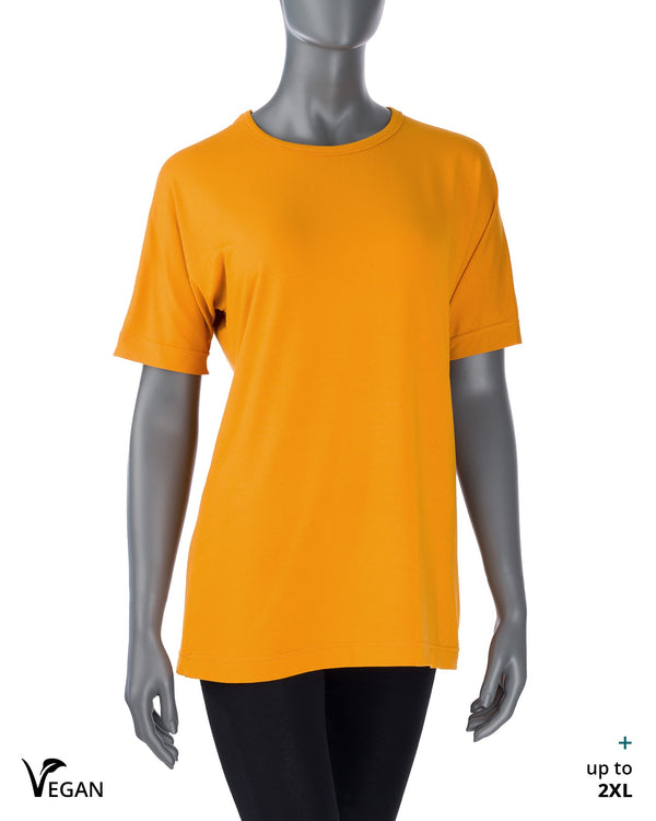 Gender Neutral Sunset Yellow Classic T-Shirt - Atelier Odenoir  - Geschlechtsneutrale Kleidung Handmade in Berlin - Gender Neutral Clothing Handmade in Berlin